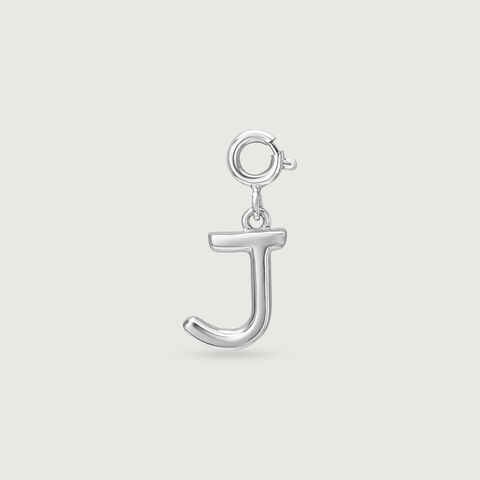 Refined Initial J Silver Charm