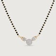 Elegant Charm Gold and Diamond Mangalsutra,,hi-res view 3