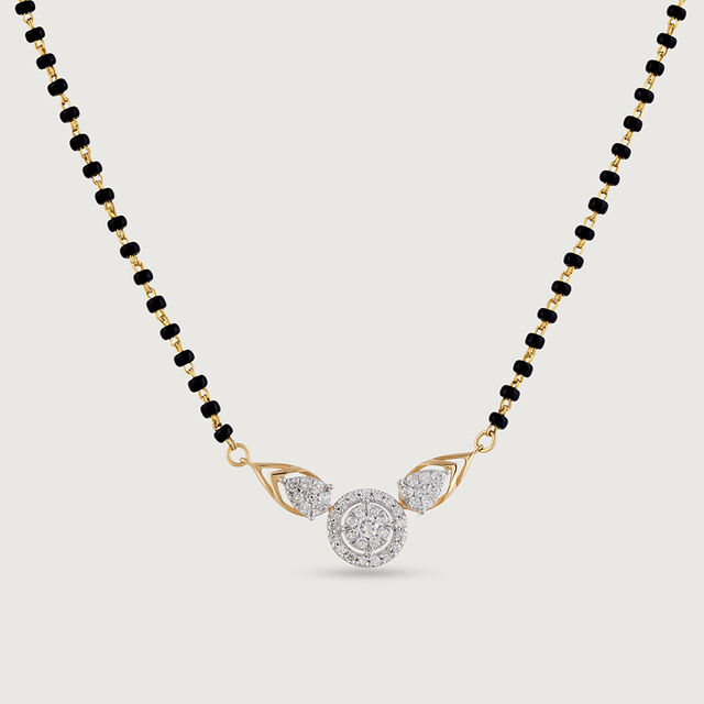 Elegant Charm Gold and Diamond Mangalsutra,,hi-res image number null