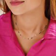 Mia Sutra DIY with Clover Shape Motif Multiple Stacking Charm Chain,,hi-res view 2