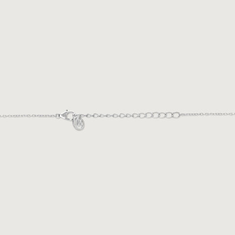 Interlinked Loop Silver Necklace