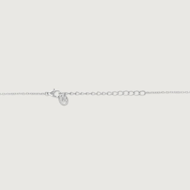 Interlinked Loop Silver Necklace,,hi-res image number null