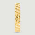 Edgy Grooved Gold Ring,,hi-res view 3