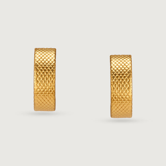 22KT Yellow Gold Elegant Stud Earrings,,hi-res image number null
