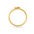 Letter M 14KT Yellow Gold Initial Ring,,hi-res view 3
