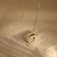 Verdant Serpent Gold Pendant,,hi-res view 1