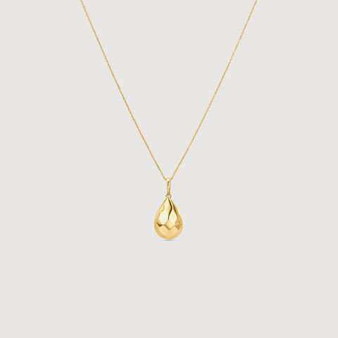 Molten Gold Drop Pendant
