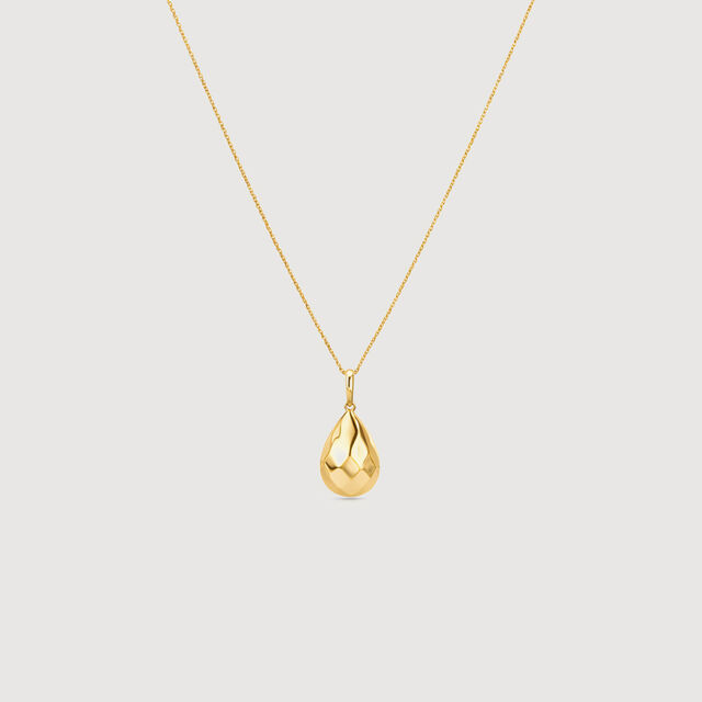 Molten Gold Drop Pendant,,hi-res image number null