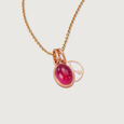 14KT Rose Gold Cancer Birthstone Pendant,,hi-res view 3
