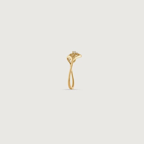 Fluid Harmony Diamond Ring