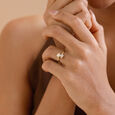 Modern Embrace Polki Ring,,hi-res view 2