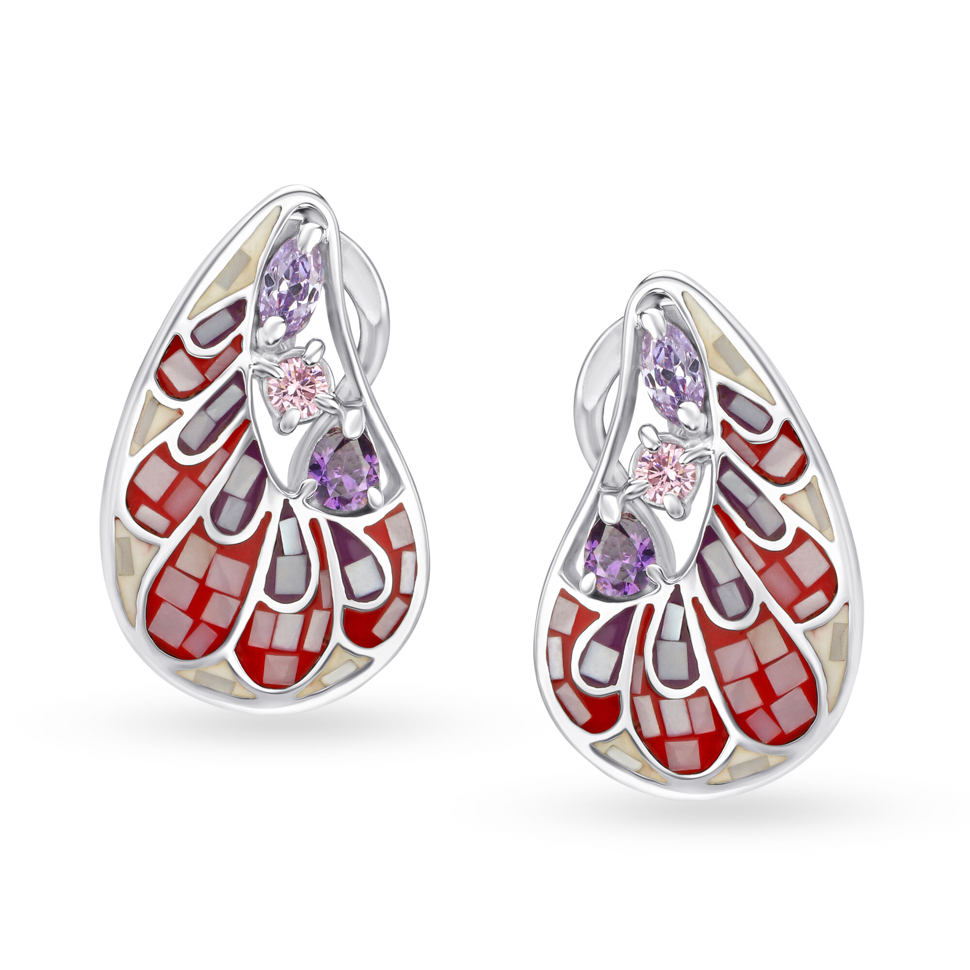 Polki earrings tanishq clearance