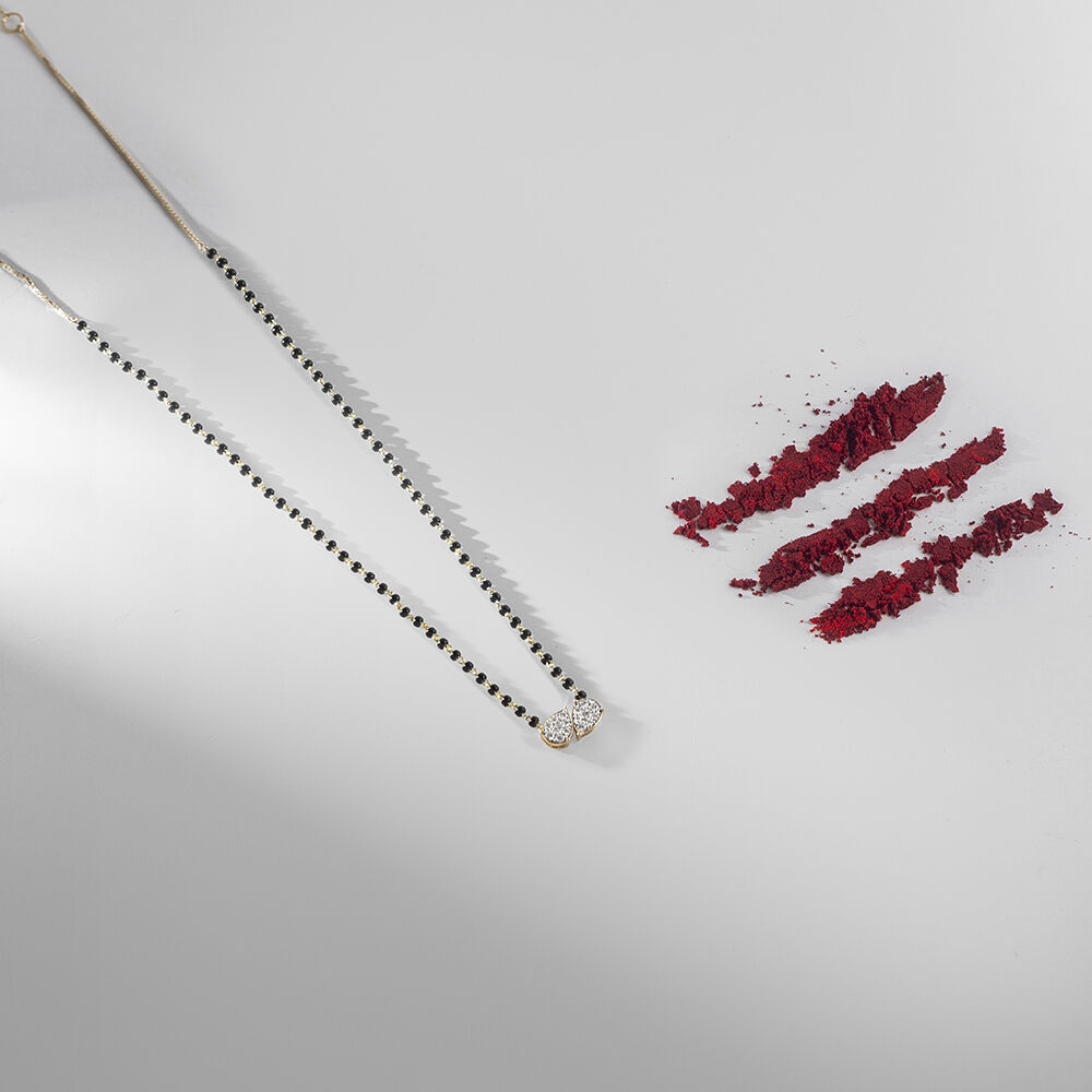 Buy Forever Linked Gold and Diamond Mangalsutra Online Mia by Tanishq