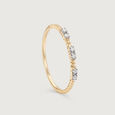 Timeless Sparkle 14KT Gold & Diamond Finger Ring,,hi-res view 4