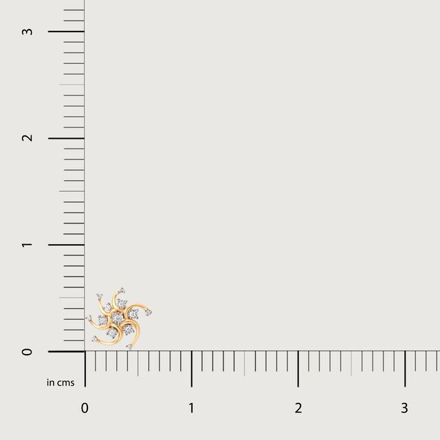 Star struck Nakshatra Whimsy 14KT Diamond Stud Earrings,,hi-res image number null