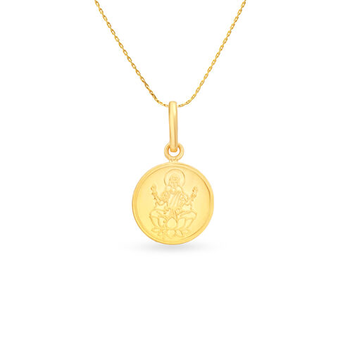 Divine Lakshmi Gold Pendant