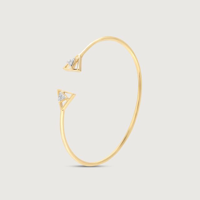 Edgy Glow Diamond Bangle,,hi-res image number null