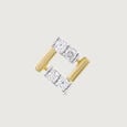 Togetherness Spark Gold & Diamond Nose Pin,,hi-res view 2