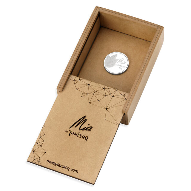 10 GM 999 Mango Leaf Silver Coins,,hi-res image number null