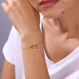 14KT Scorpio Birthstone Rose Gold Bracelet,,hi-res view 2