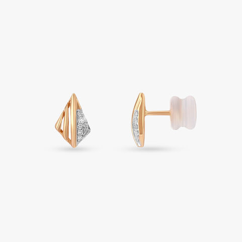 Facet Flair Diamond Stud Earrings