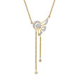14KT Yellow Gold The Art of Precision Diamond Necklace,,hi-res view 3