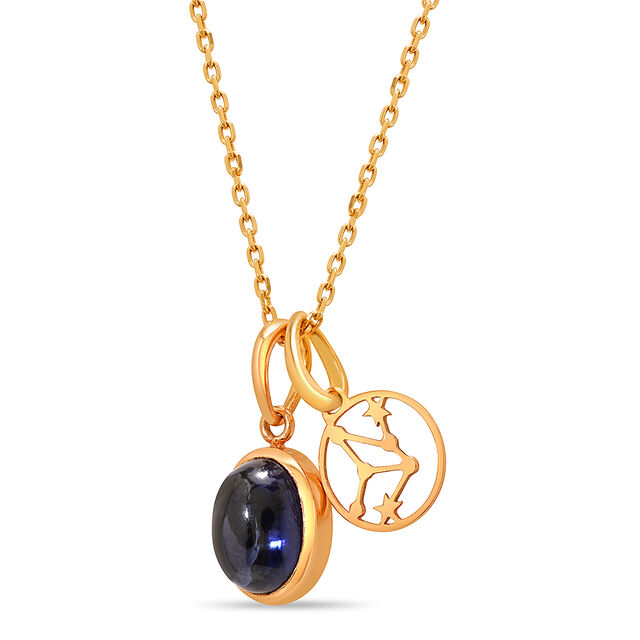 14KT Rose Gold Virgo Birthstone Pendant,,hi-res image number null