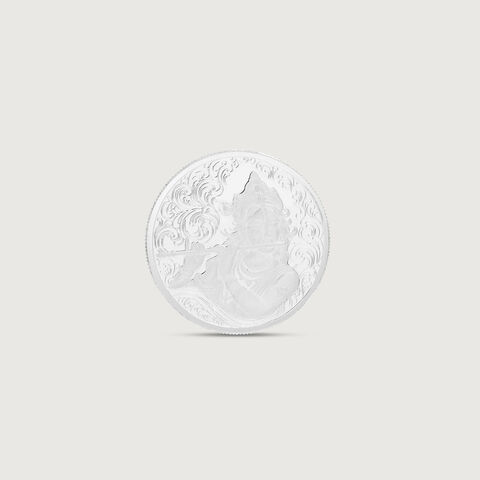 50 gm 999 Divine Krishna Silver Coin