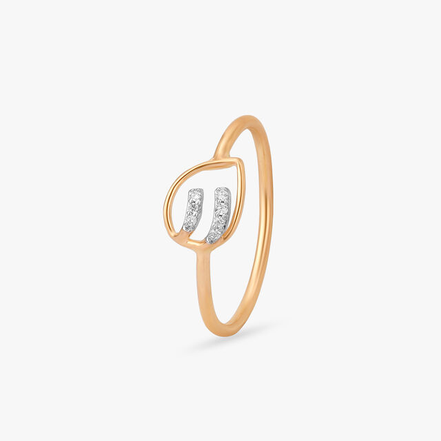 Whisper Leaf Diamond Ring,,hi-res image number null