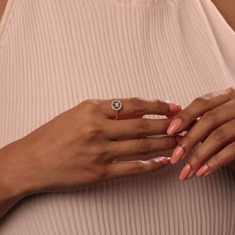 Eclat Floral 18KT Gold & Diamond Ring