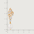 Starlit Glistening 14KT Diamond and Pearl Pendant,,hi-res view 5