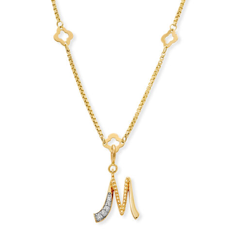 Mia Sutra DIY with Alphabet Charms- M