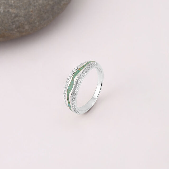 Mosaic Magic Silver Ring,,hi-res image number null