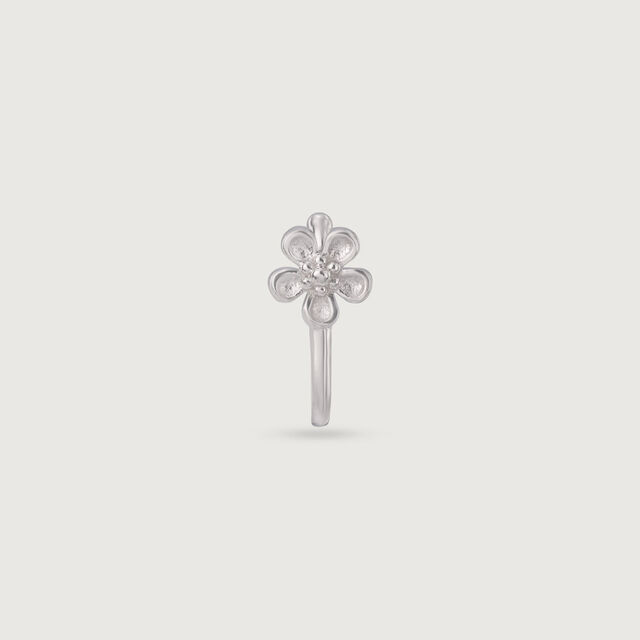 Petite Bloom Silver Nose Pin,,hi-res image number null