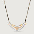 Eternal Shine 18 Kt Gold and Diamond Mangalsutra,,hi-res view 3