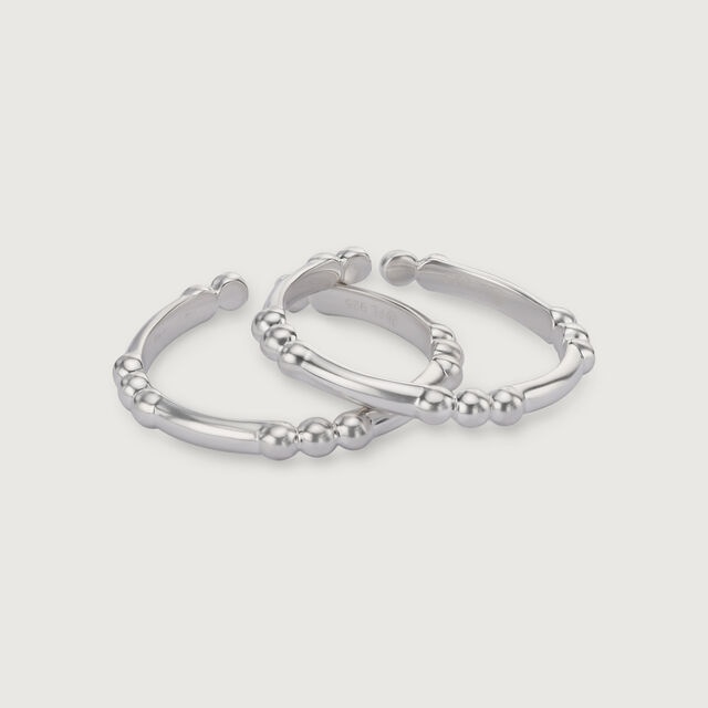 Chic Circlet Silver Toe Ring for Women,,hi-res image number null