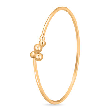 Mamma Mia 14 KT Yellow Gold Adorable Dainty Bangle