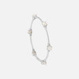 Heavenly Pearl Silver Bangle,,hi-res view 3