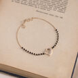 Heart Shine Gold & Diamond Bracelet,,hi-res view 1