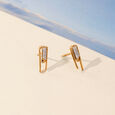 Edgy Sculptural Diamond Stud Earrings,,hi-res view 1