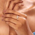 Gentle Arc Diamond Ring,,hi-res view 2