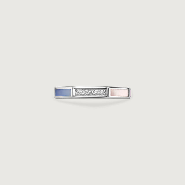 Playful Geometric Opal Silver Ring,,hi-res image number null