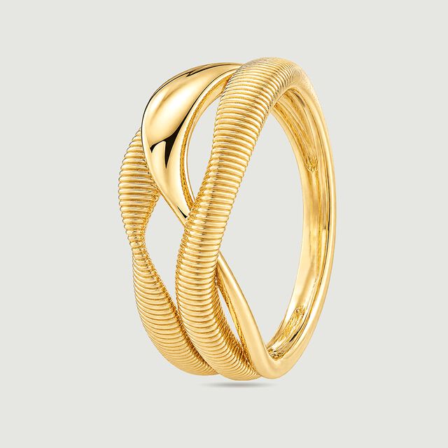 Textured Confluence Gold Ring,,hi-res image number null