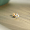 Sweet Bloom Diamond Nose Pin,,hi-res view 1