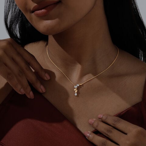 Cascading Rhythm Diamond Necklace