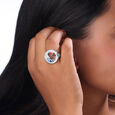Mother of Pearl Sunny Silver Ring,,hi-res view 2