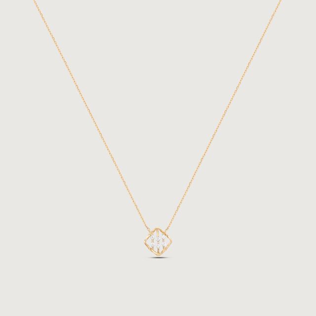 Linear Glow Diamond Necklace,,hi-res image number null