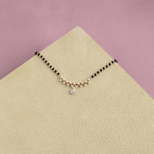 Starlit Symphony Gold and Diamond Mangalsutra,,hi-res image number null