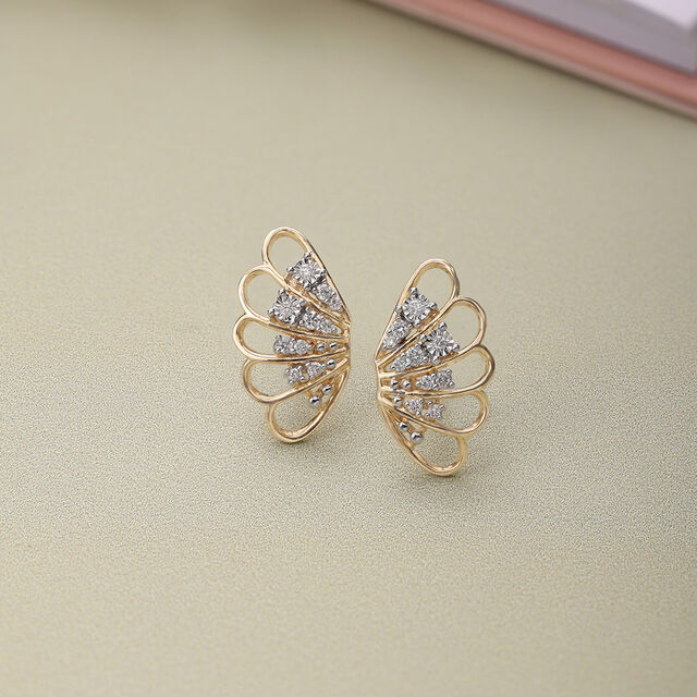 Butterfly Gleam Diamond Earrings,,hi-res image number null