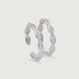 Molecular Chic Silver Toe Ring for Women,,hi-res view 2